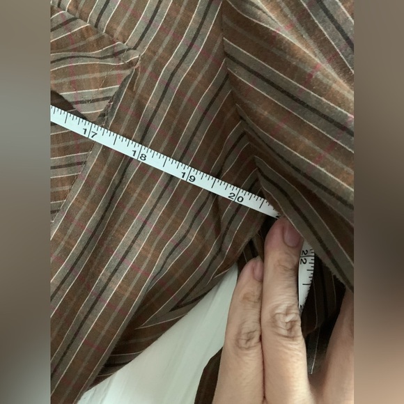 Vintage Pearl snap long sleeved brown western shirt size 15 - Picture 6 of 9